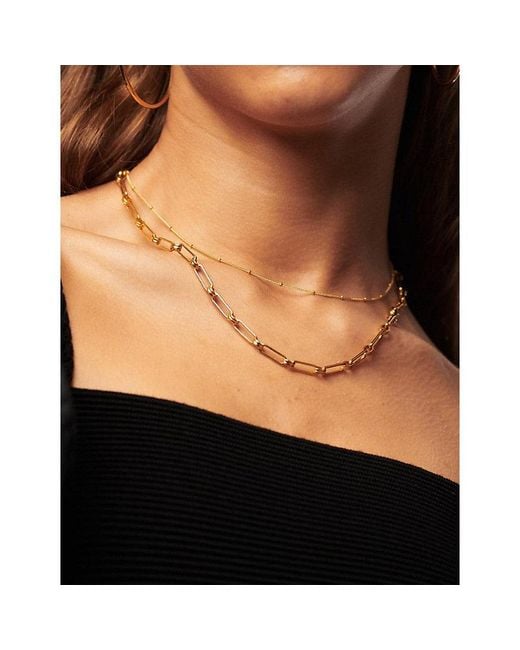 Missoma Metallic Bobble 18Ct Vermeil Chain Choker