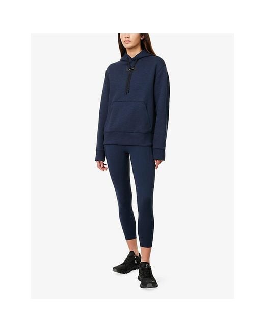 On Shoes Blue Performance Logo-Print Stretch-Woven Leggings