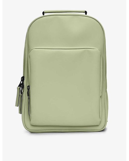 Rains Green Book Coated-shell Backpack