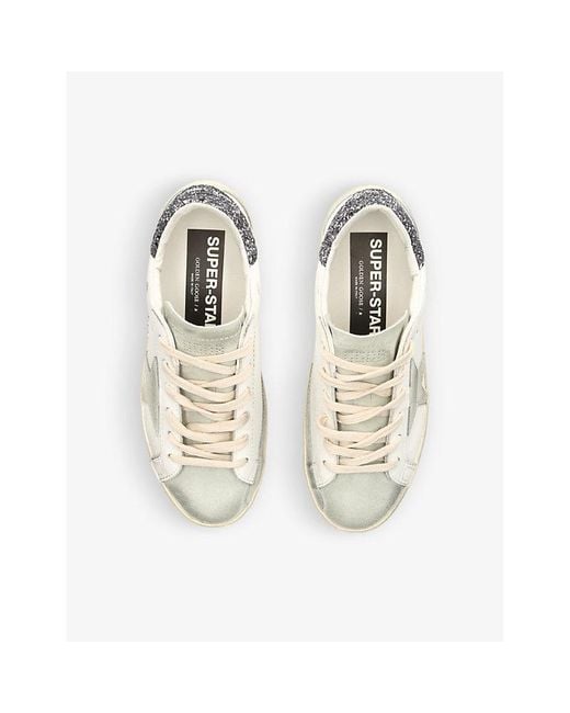 Golden Goose Deluxe Brand Natural Super-Star Leather Low-Top Trainers