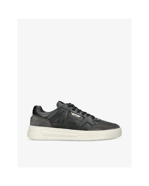 Boss Black Baltimore Tennis Leather Low-top Trainers for men
