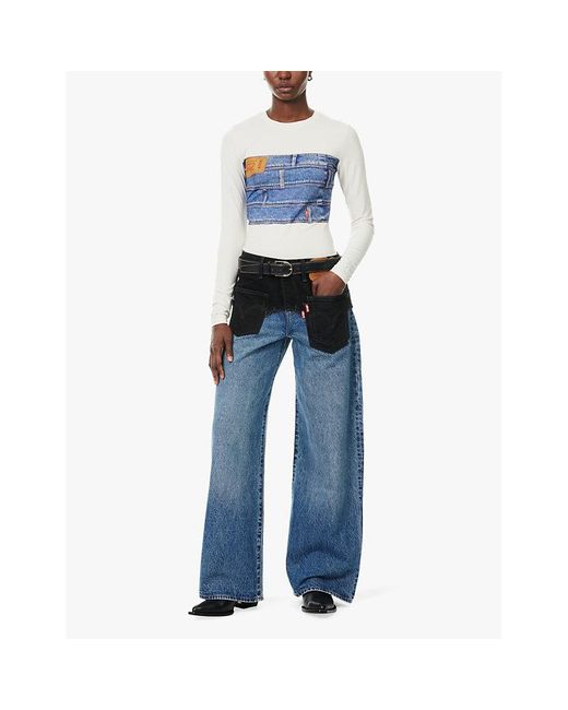 Levi's Levi's X Adsb Andersson Bell Second Skin Denim-Print