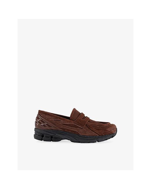 New Balance Brown 1906 Suede Loafers for men