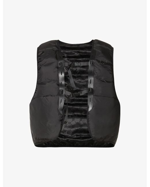 Daily Paper Denim Myles Quilted Shell Vest in Black for Men | Lyst