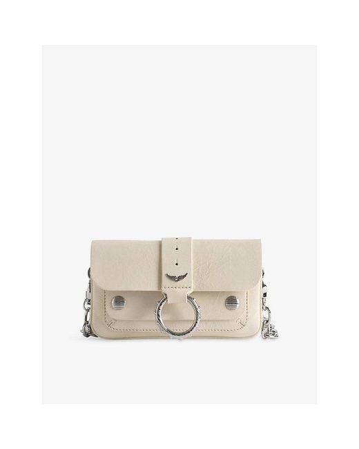 Zadig & Voltaire Natural Kate Leather Wallet Bag