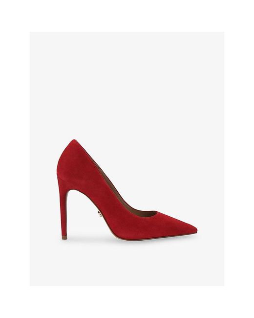 Carvela Kurt Geiger Red Eterno Suede Courts