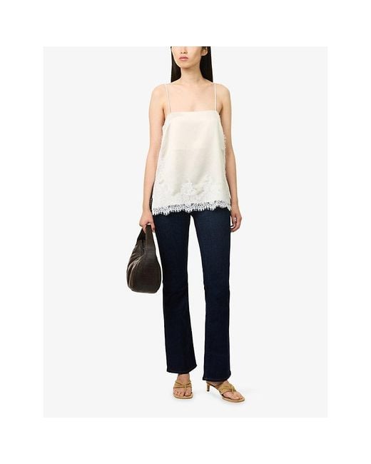 FRAME Blue The Rodeo Flared Denim Jeans