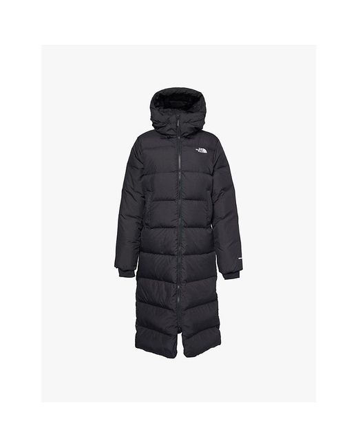 The North Face Blue Triple C Logo-Embroidered Padded Shell-Down Coat
