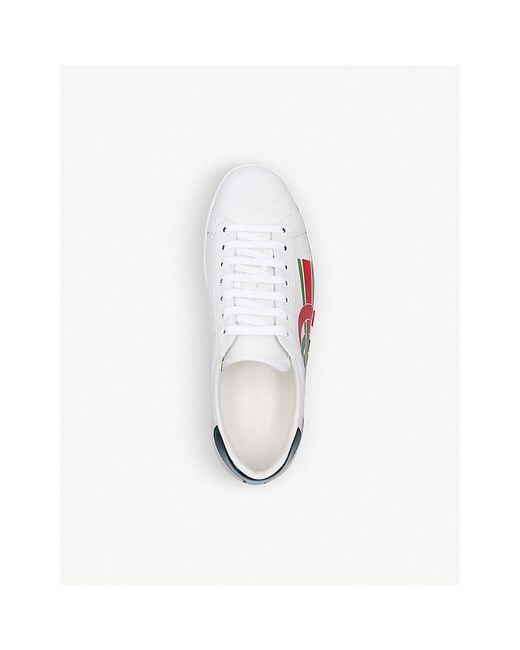 Gucci Ace Sneakers in White Leather ref.696467 - Joli Closet