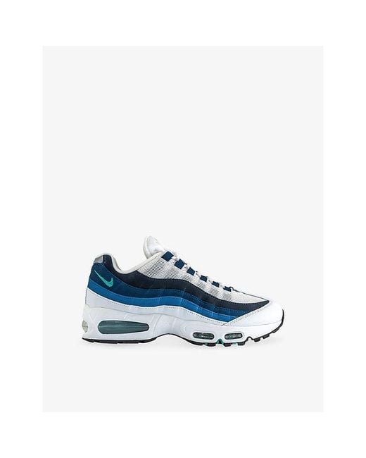 Nike Blue Air Max 95 Zip Woven Trainers for men