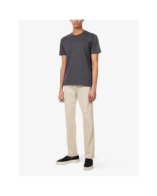 Citizens of Humanity Natural Elijah Cashmere-Touch Cotton-Blend Trousers for men