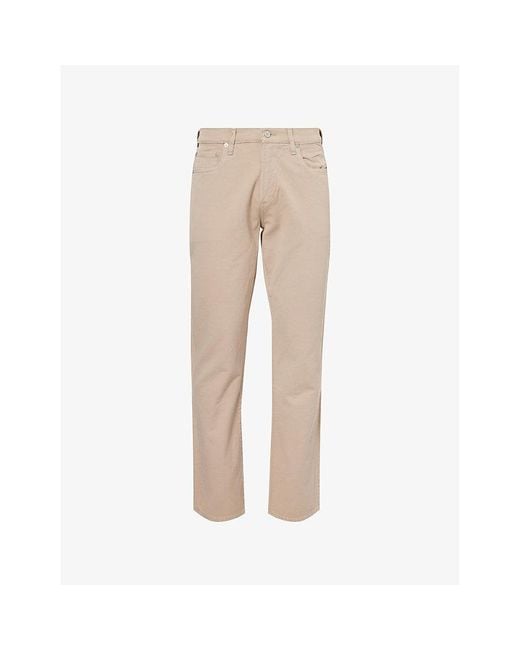 Citizens of Humanity Natural Elijah Relaxed Straight-Leg Linen-Blend Denim Jeans for men