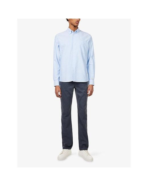 PAIGE Blue Federal Slim Straight-Leg Denim Jeans for men