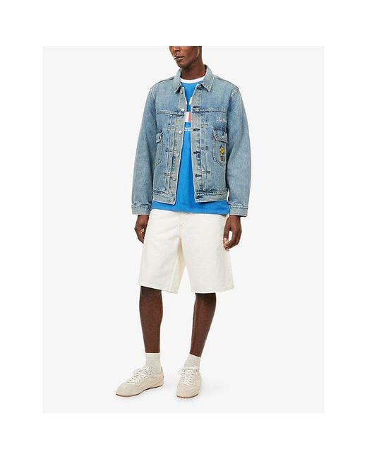Levi's Blue Levi's X World Cup France F.F.F Denim Jacket for men