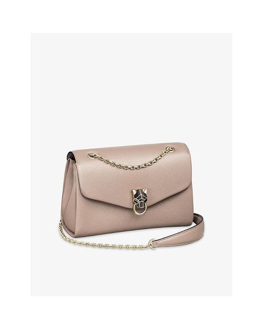 Cartier Natural Panthère De Chain Small Leather Shoulder Bag