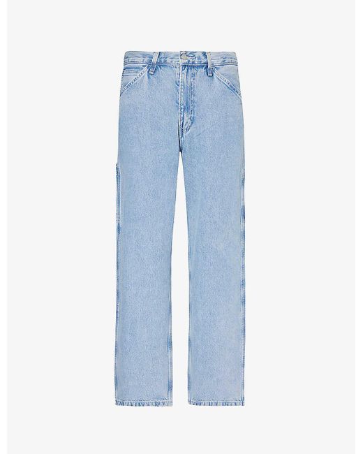 Levi's Blue 568 Stay Loose Carpenter Straight-leg Relaxed-fit Jeans for men
