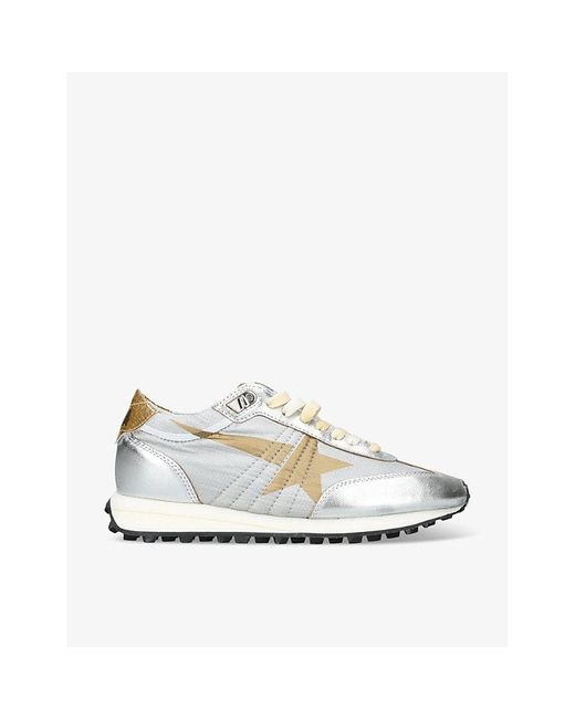 Golden Goose Deluxe Brand White Marathon 70138 Runner Leather And Mesh Low-top Trainers
