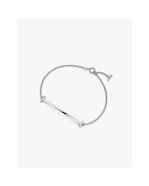 Tiffany t smile shop bracelet silver