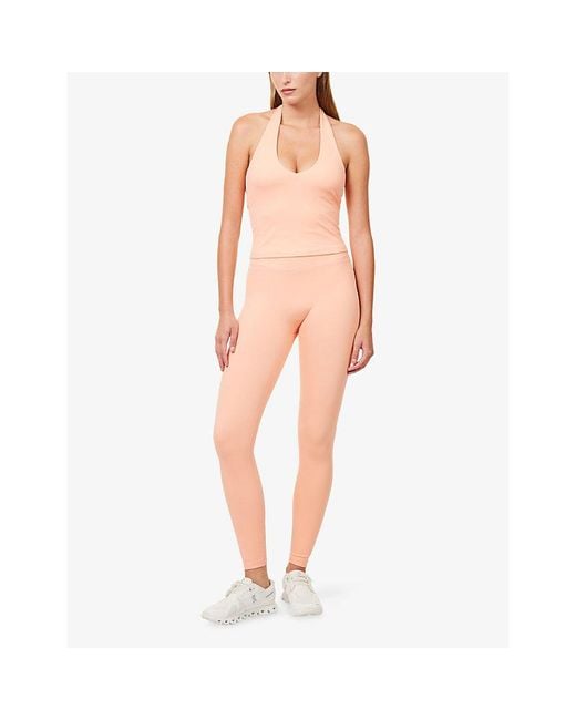 Sisterly Tribe Pink Softsculpt Full-Length Workout Leggings