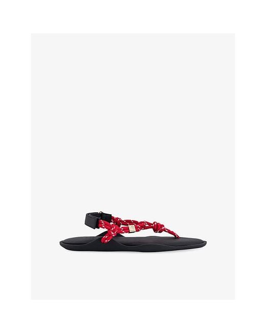 FLOWZE Red Flo Woven Sandals