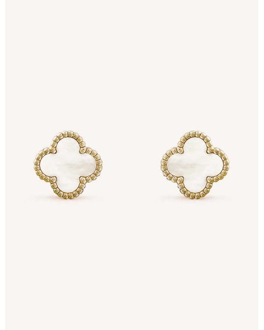 Van Cleef & Arpels Inspired Gold Clover Necklace | Etsy | Clover necklace, Necklace,  Clover jewelry