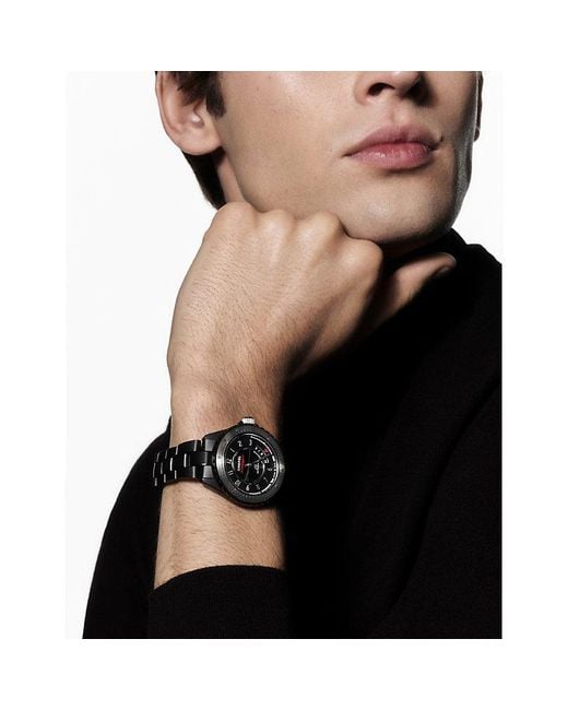Chanel Black J12 Superleggera Calibre 12.1 Ceramic And Steel Watch 42Mm for men