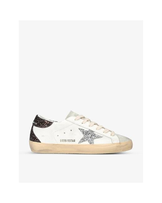 Golden Goose Deluxe Brand Multicolor Superstar 11353 Star-Applique Low-Top Leather Trainers