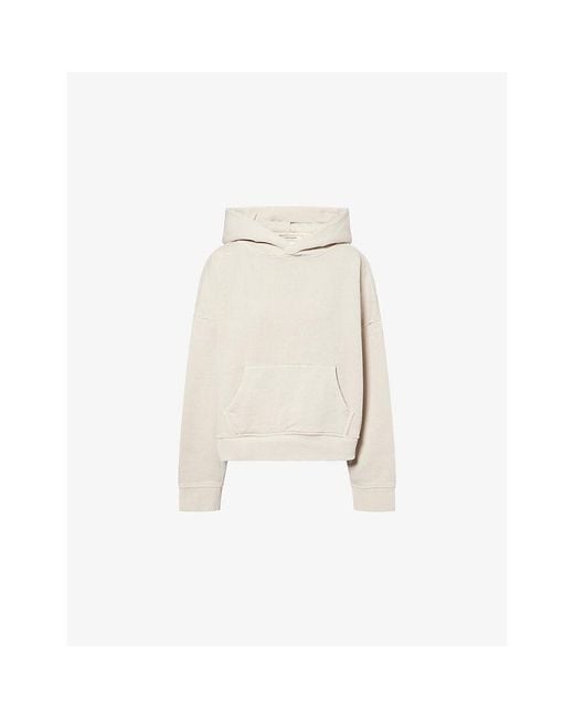 Entire studios Natural Oversized Boxy-Fit Cotton Hoody