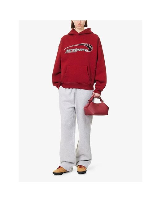 Sisters & Seekers Staten Logo-Embroidered Cotton-Jersey Hoody
