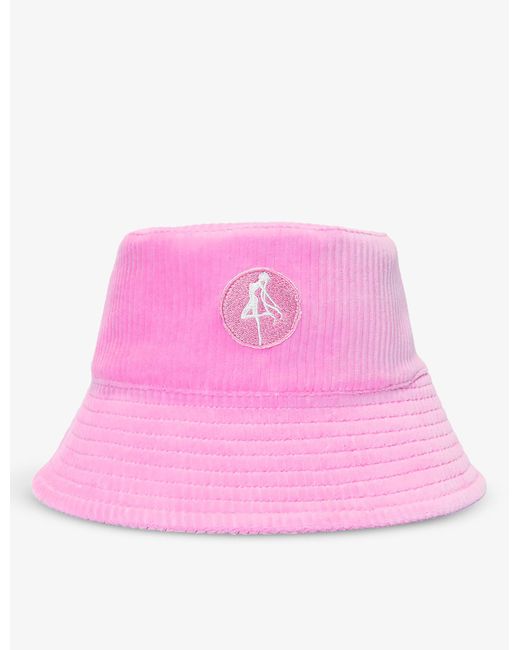 Maje X Sailor Moon Velvet Corduroy Bucket Hat in Pink Lyst Canada