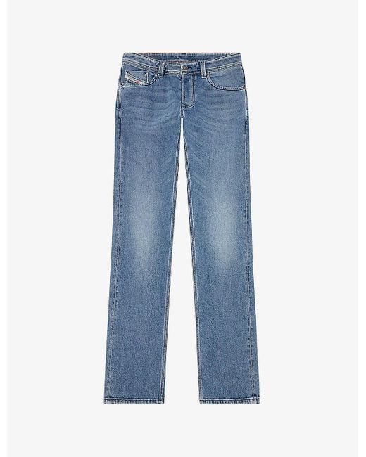 DIESEL Blue 985 Larkee Regular-fit Straight-leg Jeans for men