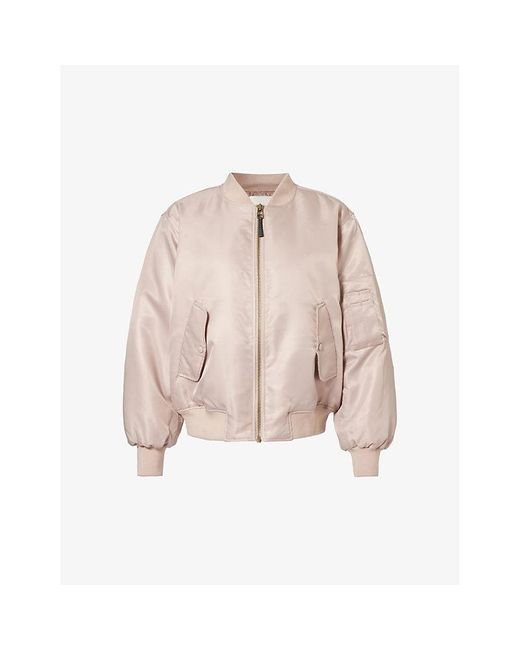 Anine Bing Pink Leon Relaxed-fit Shell Jacket