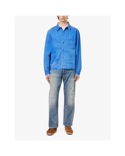 Polo Ralph Lauren Blue Chore Patch-pocket Relaxed-fit Cotton-twill Jacket X for men