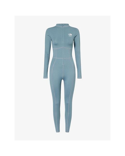 The North Face Blue X Skims Refina Stretch-Woven Jumpsuit