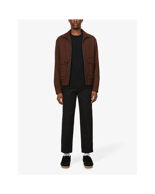 Polo Ralph Lauren Black Long-Sleeved Crewneck Cotton Jumper for men
