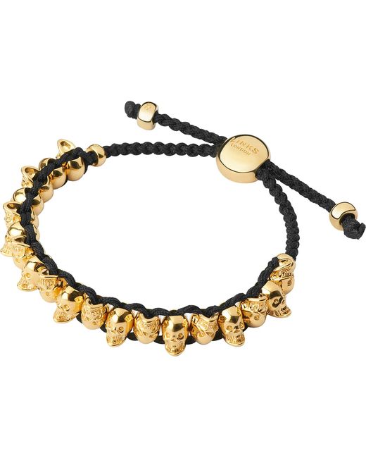 Links of London Yellow Gold Skull Friendship Bracelet in Metallic | Lyst