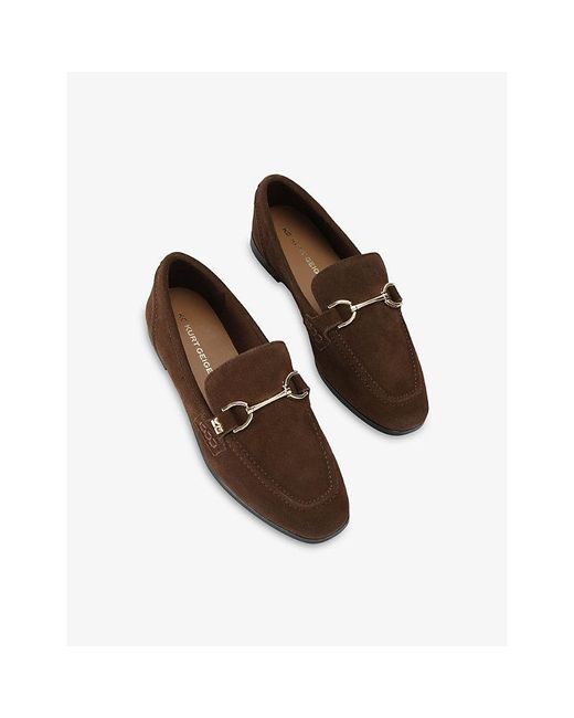 KG by Kurt Geiger Brown Madeline Suede Loafers