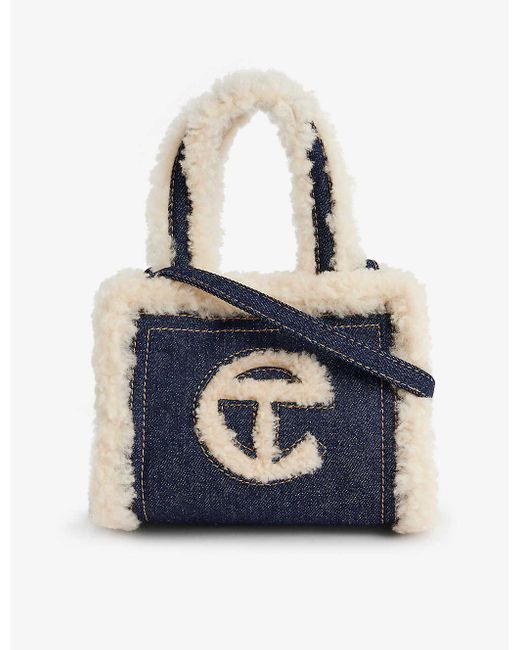 UGG X TELFAR Blue Small Tote Bag