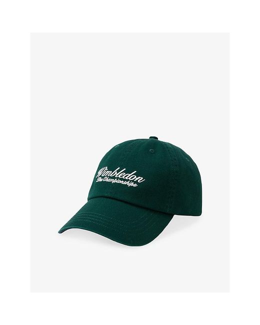 Polo Ralph Lauren Green X Wimbledon Script Cotton-Twill Cap