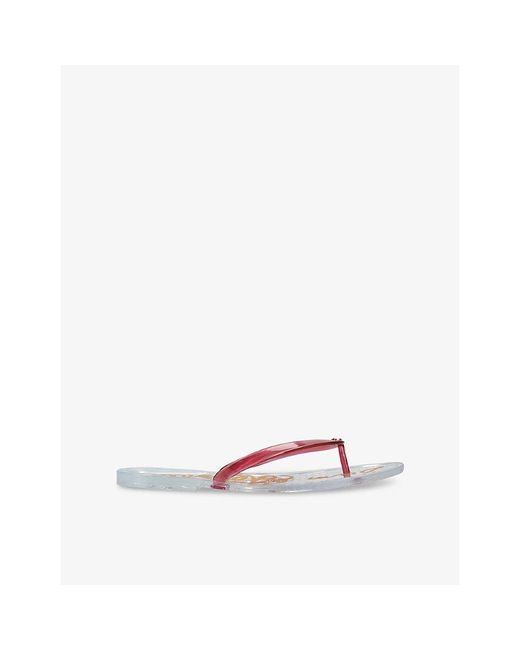 Sam Edelman White Dean Jelly Sandals