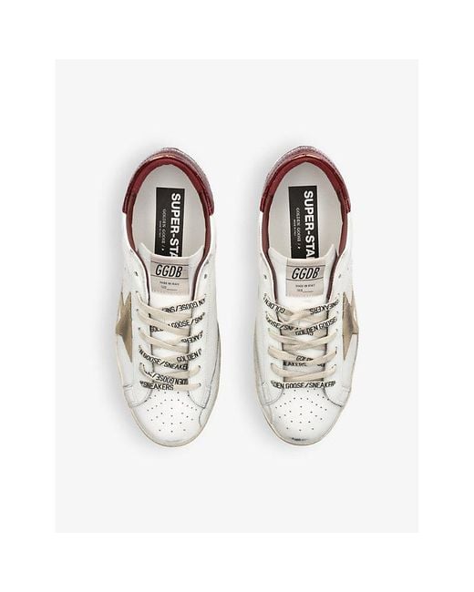Golden Goose Deluxe Brand White Superstar Low-Top Leather Trainers for men