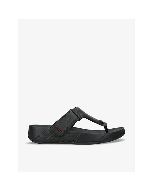 Fitflop Black Trakk-ii Water-resistant Woven Sandals for men