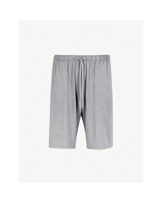 Derek Rose Gray Marlowe Stretch-modal Shorts X for men