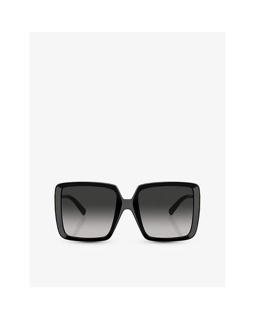 Tiffany & Co Black Tf4212u Square-frame Acetate And Metal Sunglasses for men