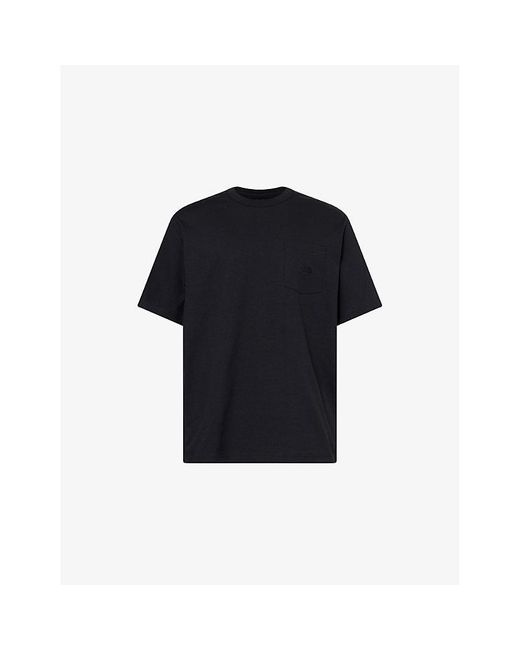 The North Face Black Dome Logo-Print Cotton T-Shirt for men