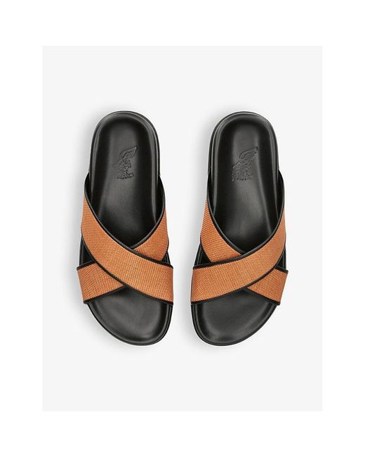 Ancient Greek Sandals Brown Thais Leather Sandals