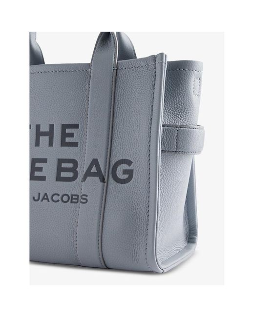 Marc Jacobs Blue The Leather Medium Tote Bag