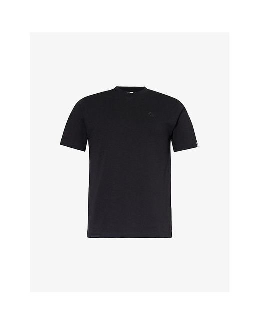 Aape Black One Point Logo-embroidered Cotton-jersey T-shirt X for men