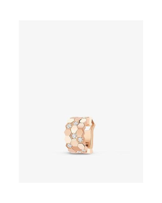 Chaumet White Bee De 18Ct Rose- And 0.15Ct Brilliant-Cut Diamond Ear Cuff
