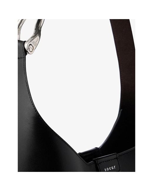 Soeur Black Cosima Leather Mini Handbag